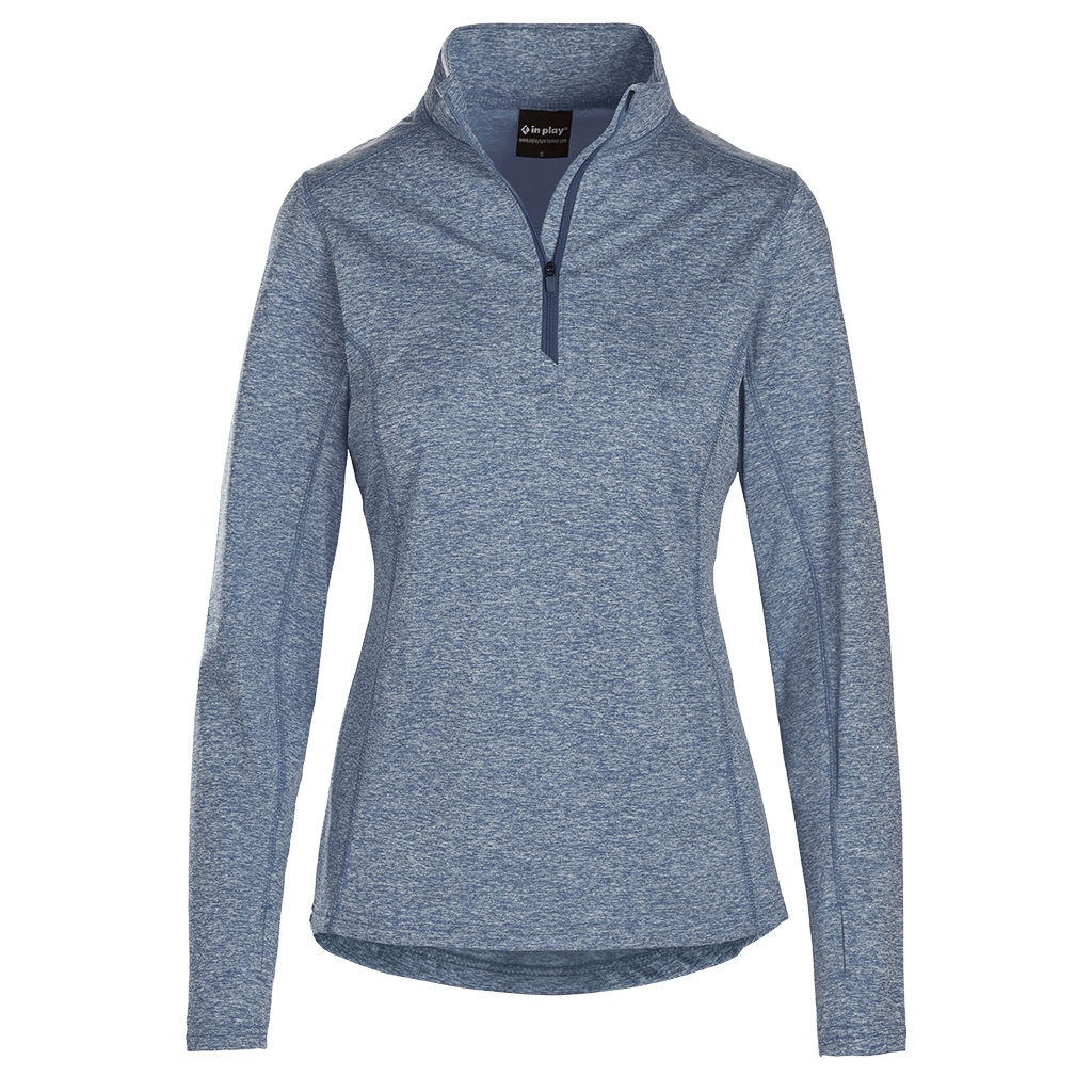 In Play women's quarter zip in Navy Heather