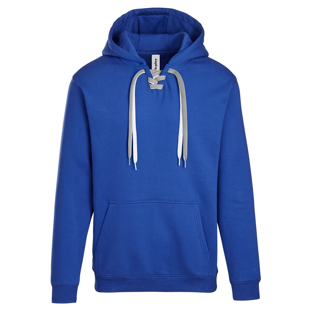 In Play Style 9001 lace-up hoodie in Royal