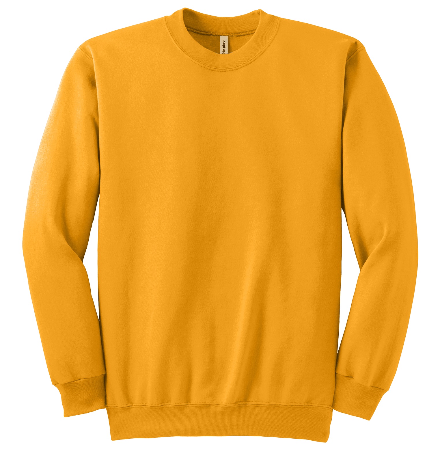 In Play Style 9823 fleece crewneck in Gold