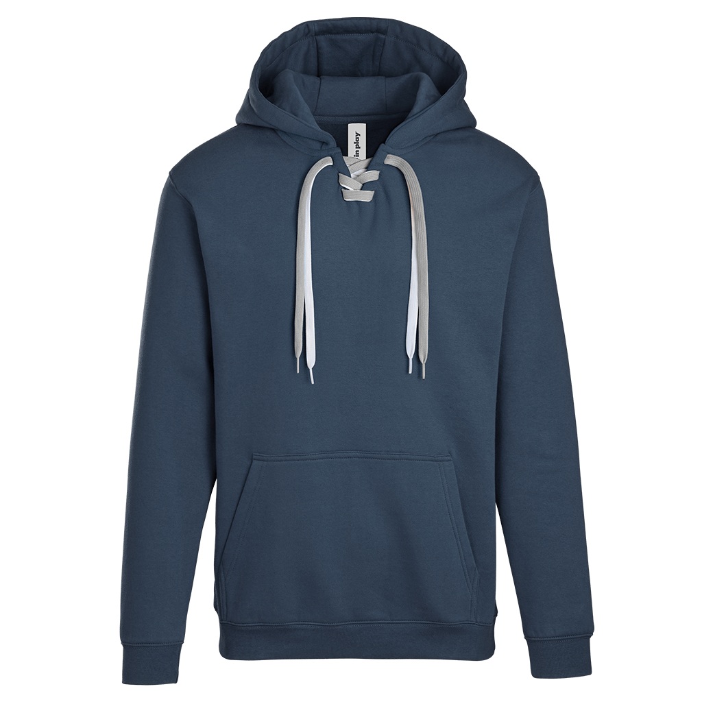 In Play Style 9001 lace-up hoodie in Navy